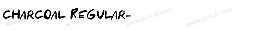 charcoal Regular字体转换